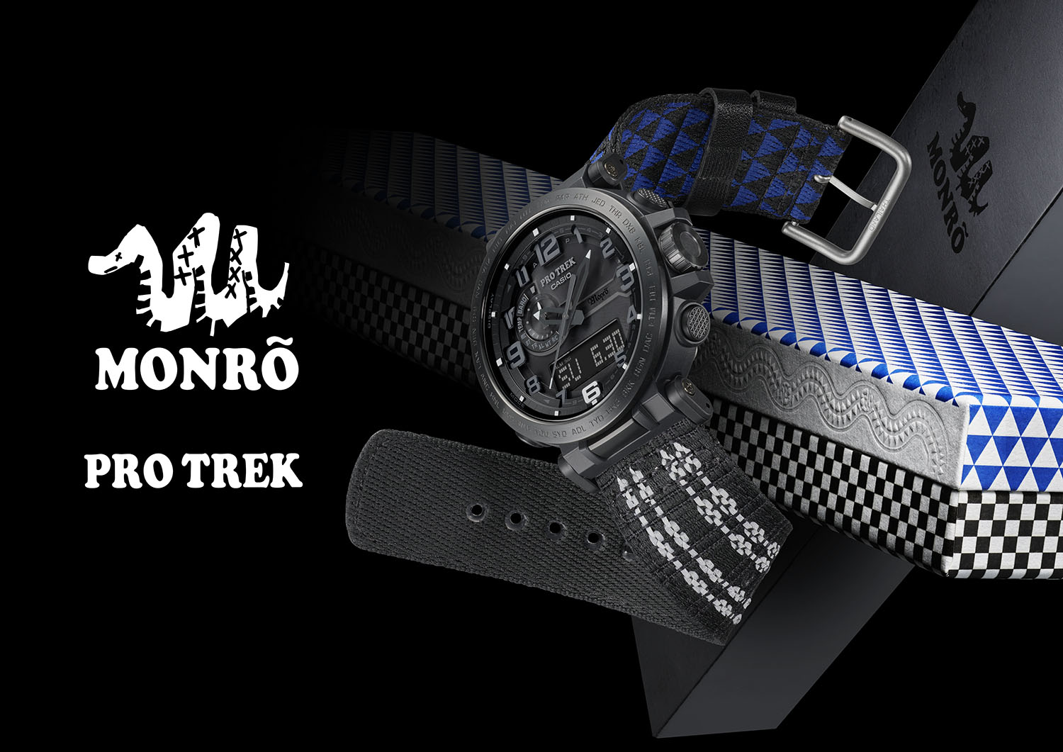 CASIO pro trek Monro コラボ ダブルネーム 限定 即完売微細なものはご