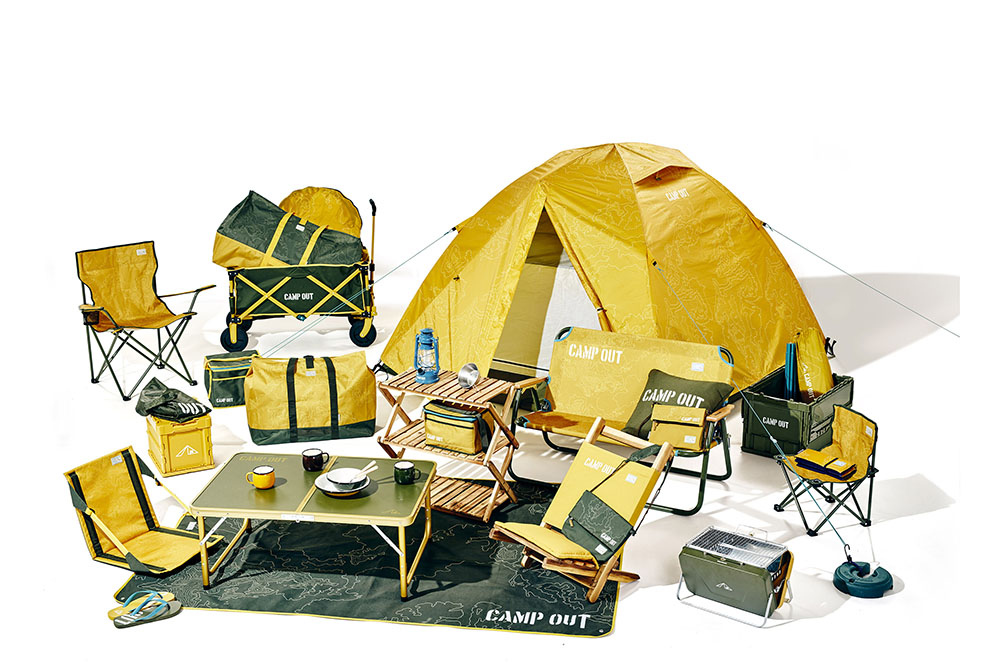 キャプテンスタッグの「キャンプアウト」シリーズに新しいカモ柄