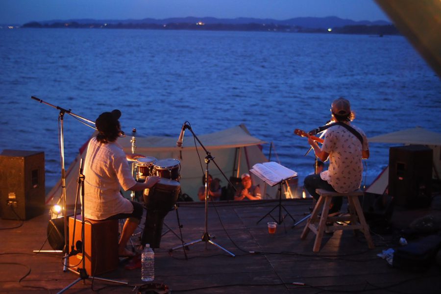 音楽と海とキャンプ