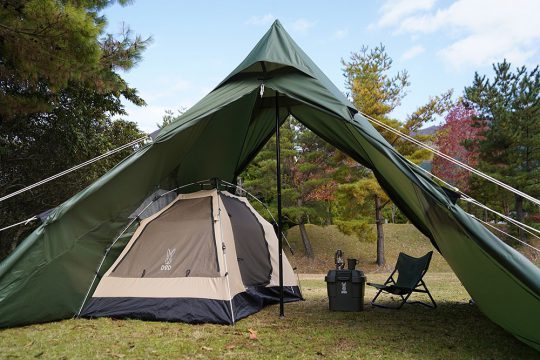 DODの新作テントはシンプルさを突き詰めた大型ワンポールテント | OUTDOORDAY PRESS (アウトドアデイプレス)