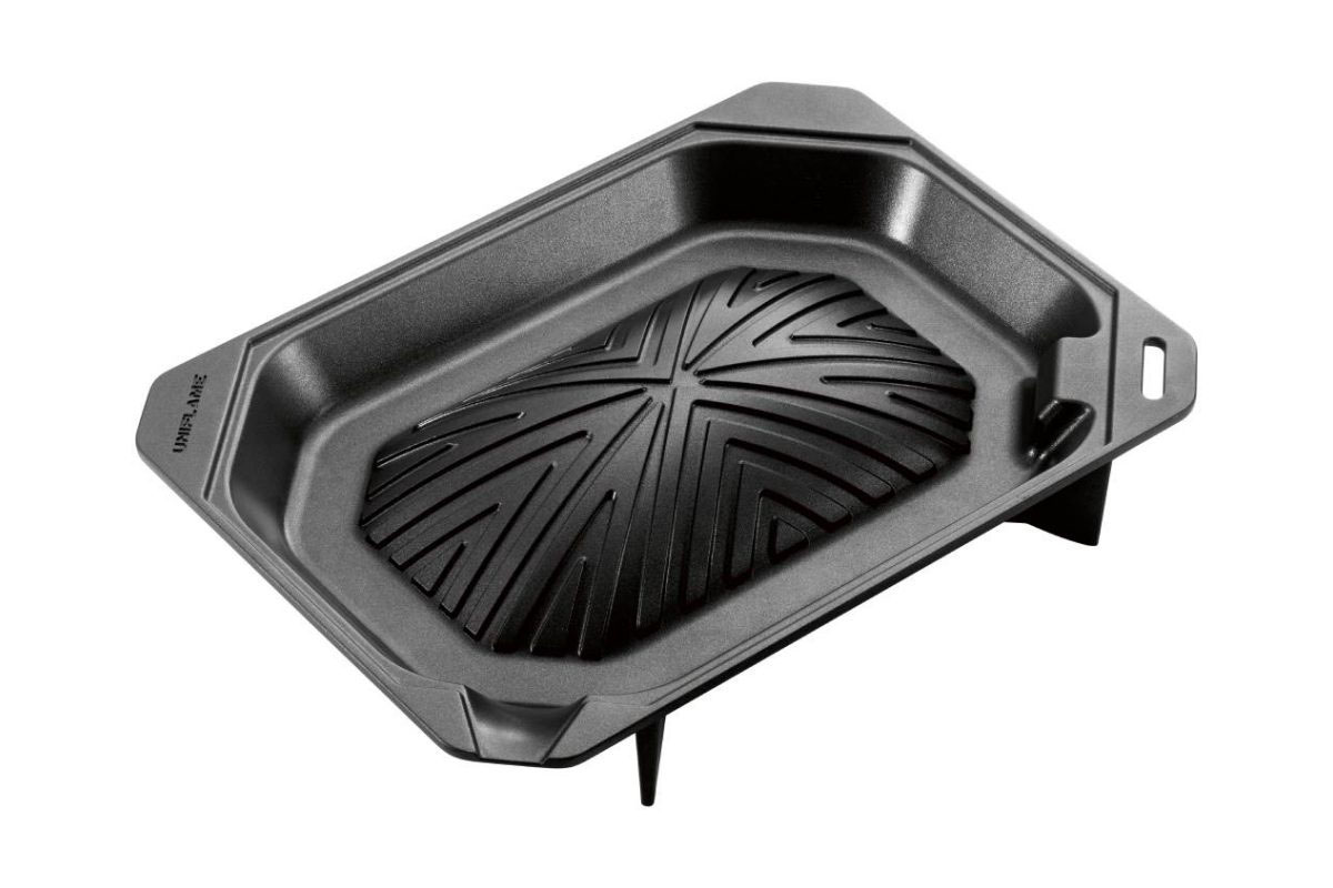 ユニフレームのBBQグリル「ユニセラ」のオプションに、”四角い